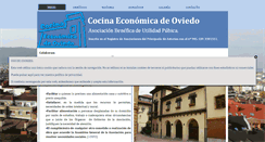 Desktop Screenshot of cocinaeconomicaoviedo.es